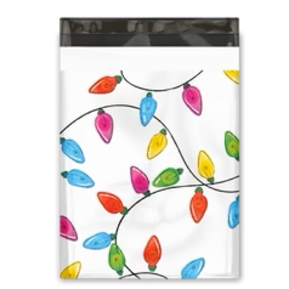 Other - 🆑  Christmas Lights Poly Mailers 10x13 Pack of 25 PRICE IS FIRM